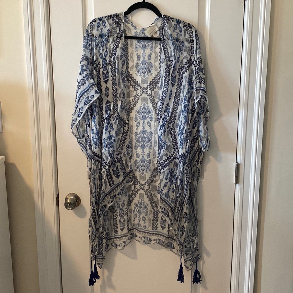 Hinge Swim Kimono Style Coverup